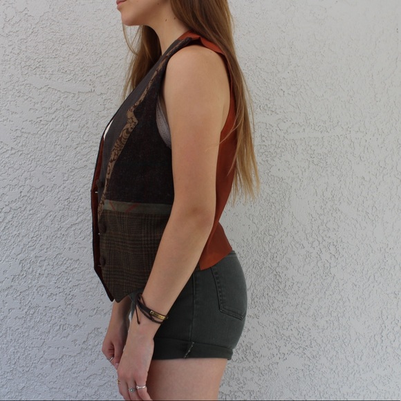 Vintage Wool Fall Vest by Mary Flanagan - Picture 5 of 6